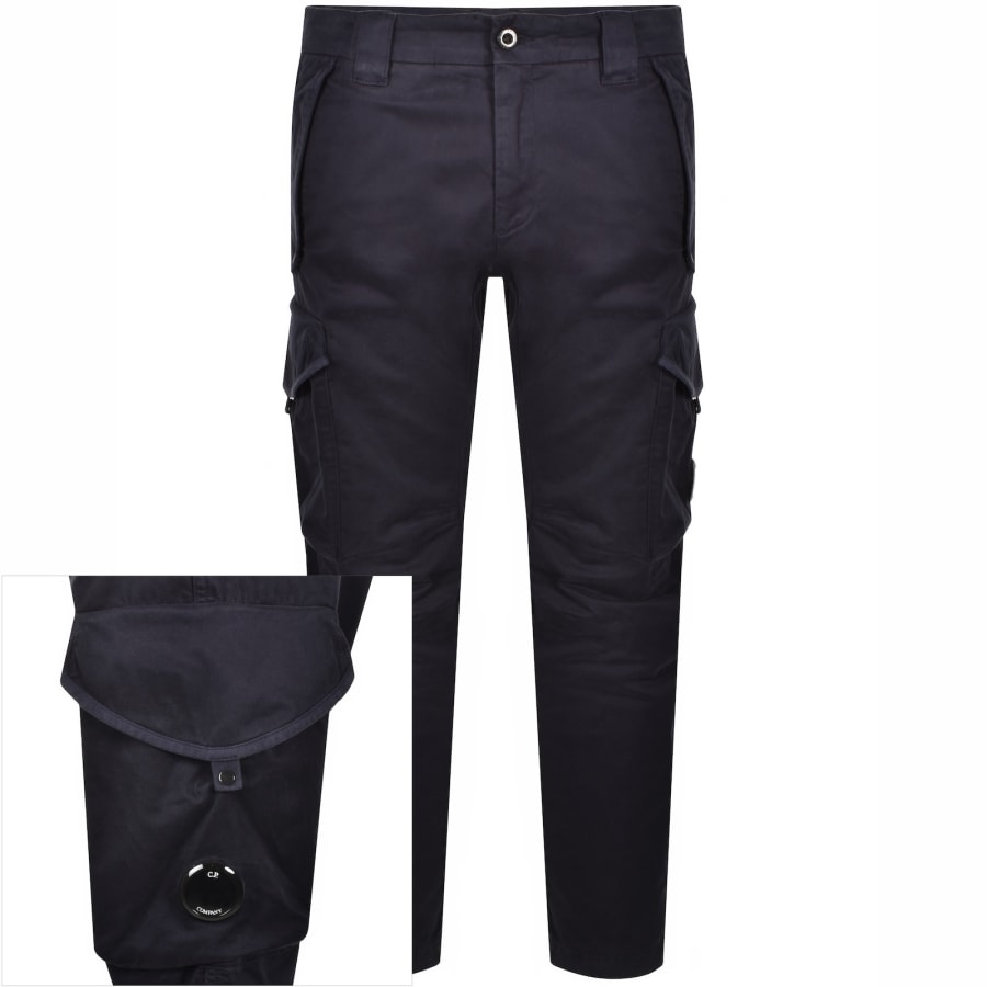 CP Company Cargo Lens Trousers Navy | Mainline Menswear us